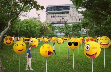 Marks in the Yellow Field by Andrew Pok