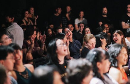Audience at The Latecomers show 