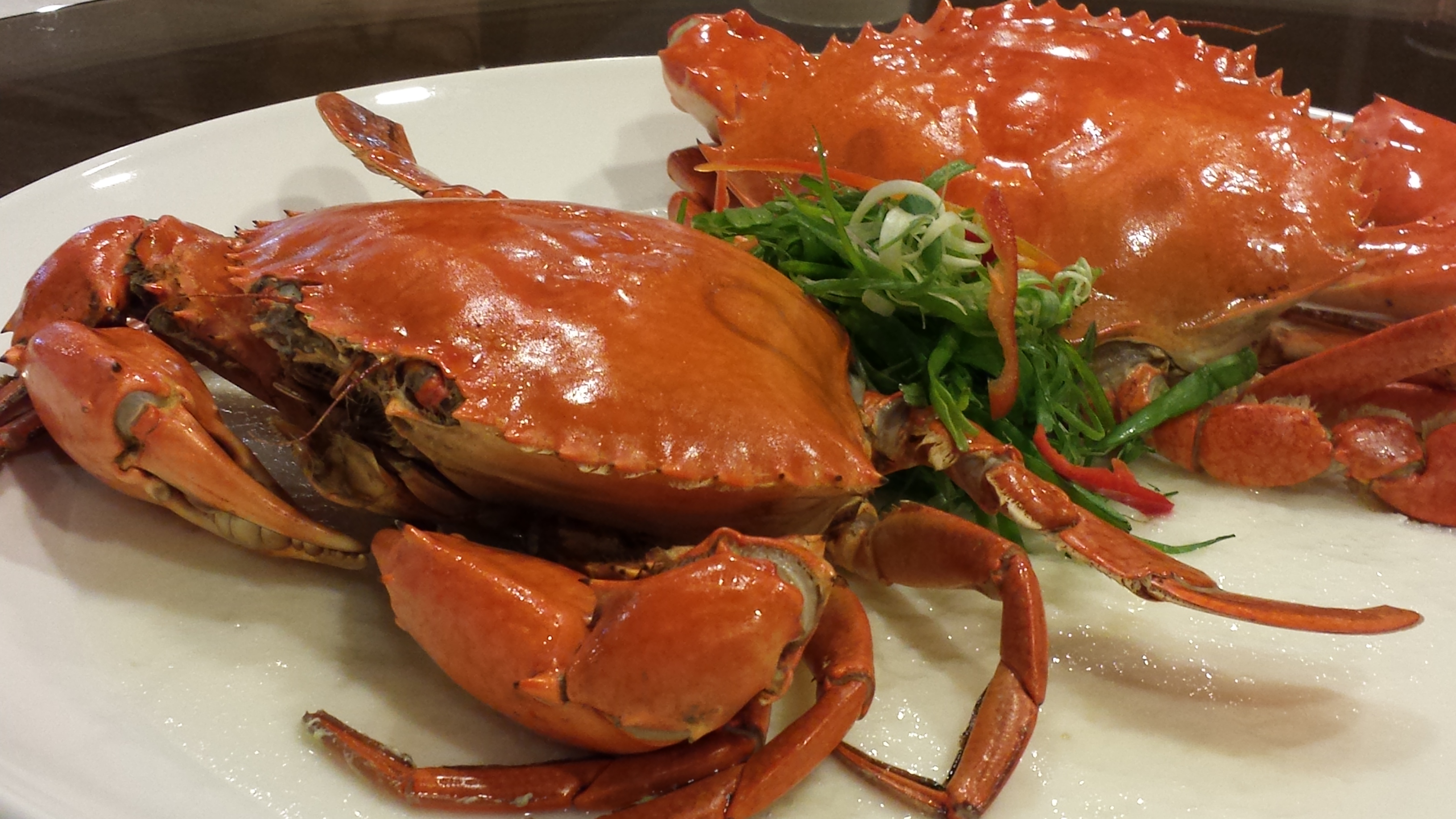 Steamed Live Crab with Egg White Custard, Pioneer Seafood Restaurant, Singapore