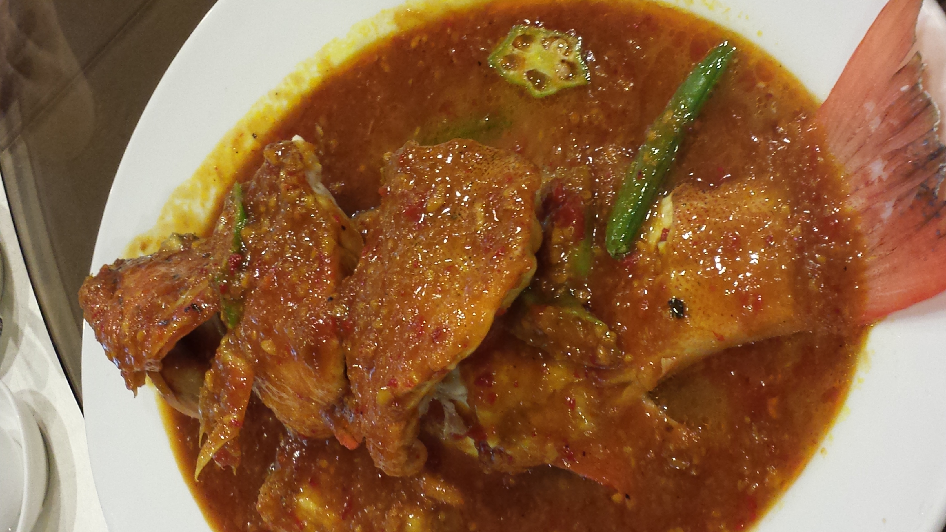 Steamed Red Garoupa in Pioneer Nyonya Assam Sauce, Pioneer Seafood Restaurant, S