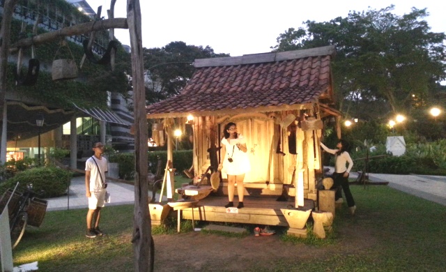 Poetic Interventions, Lumbung Ilmu sculpture, Singapore Biennale