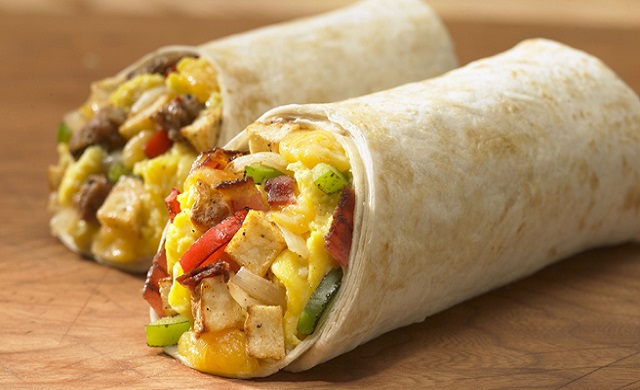 Breakfast burrito, Baja Fresh, Singapore