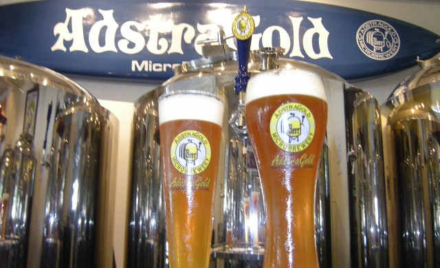AdstraGold Microbrewery beer