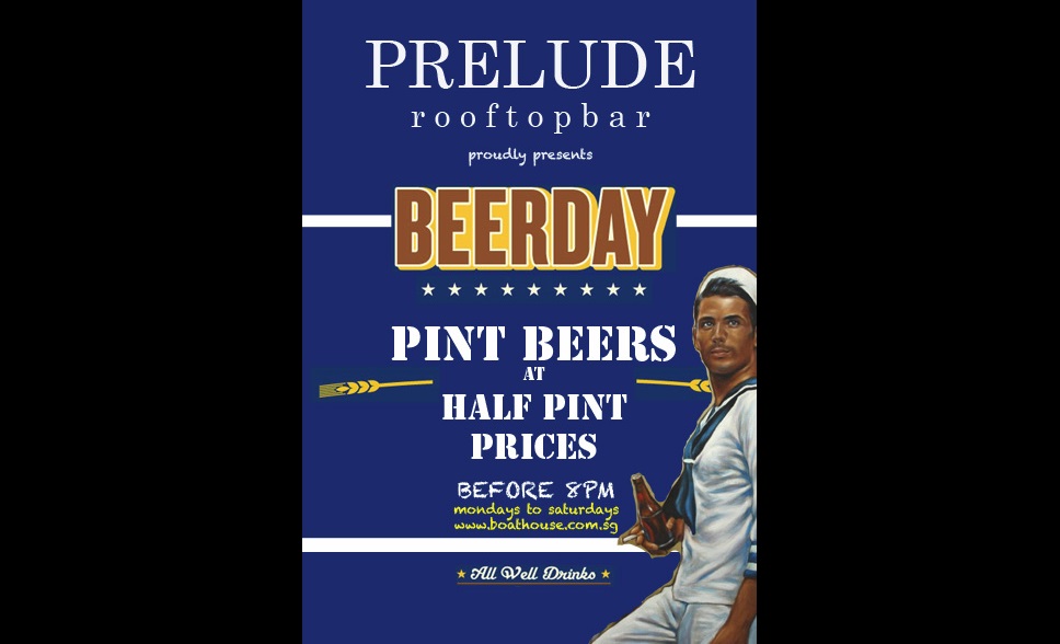 Beerday, Boathouse, Singapore