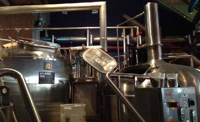 Brewerkz's brewing tanks