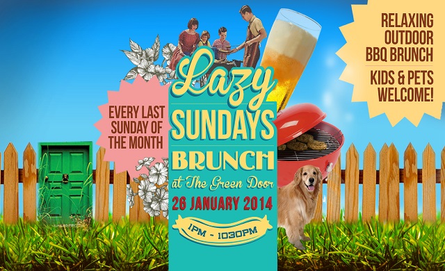 Lazy Sundays brunch at The Green Door, Singapore