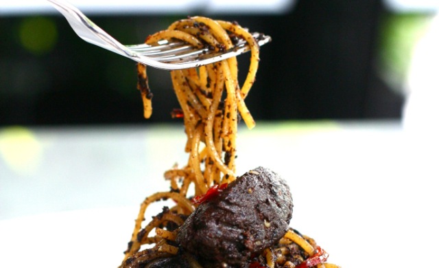 Buah keluak pasta at Tampopo