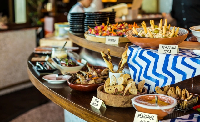 Brunch buffet at Catalunya