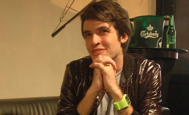 Tired but still smiling after his set