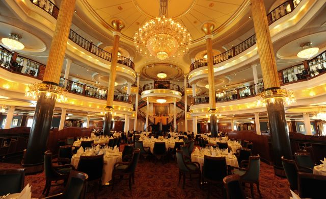 Main Dining Room, Mariner of the Seas; photo credit Royal Caribbean Internationa