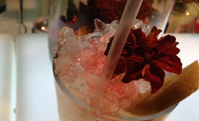 Hendrick's gin cocktails at Alice in Asylum