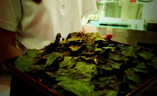 Kale chips at World Flavours Party Night