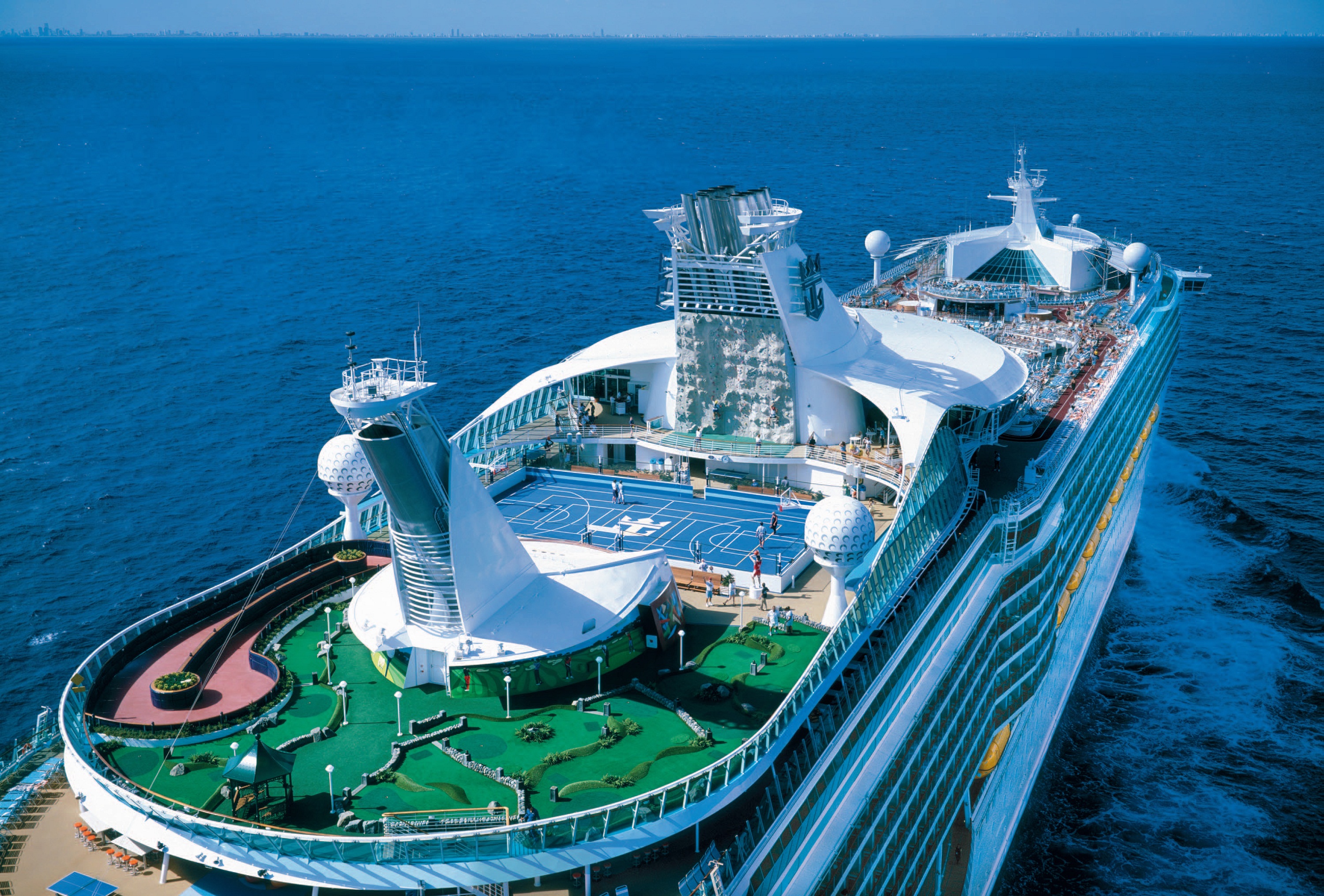 Top Deck, Mariner of the Seas; photo credit Royal Caribbean International