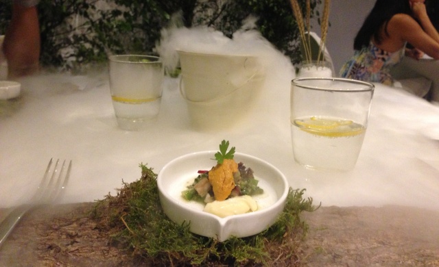 Pork belly meets sea urchin at Nutopia