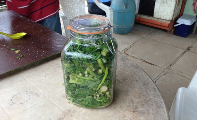 Salted chye sim at D’Kranji Farm Resort