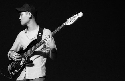 Nicholas Tann, bassist of Specific Islander, at last year's 100 Bands Festival