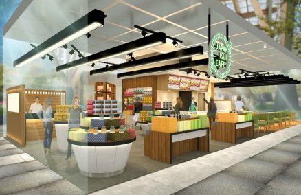 Artist's impression of Japan Rail Cafe