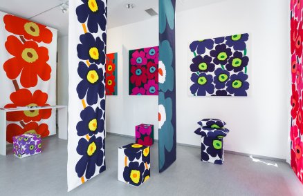 The iconic Marimekko Unikko patterns credit: ciscommunity