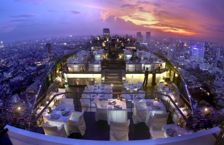 View from Vertigo and Moon Bar at Banyan Tree Bangkok