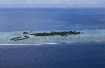 Maalifushi by COMO aerial shot