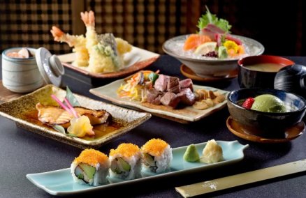 Keyaki's eight course brunch menu