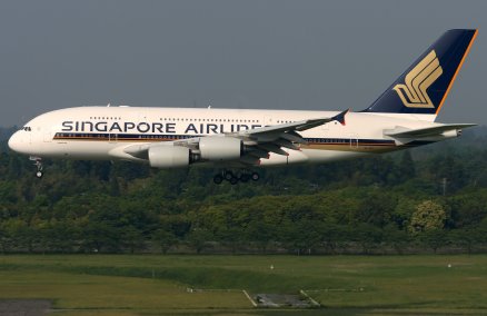 Singapore Airlines Airbus A380 (credit Singapore Airlines)