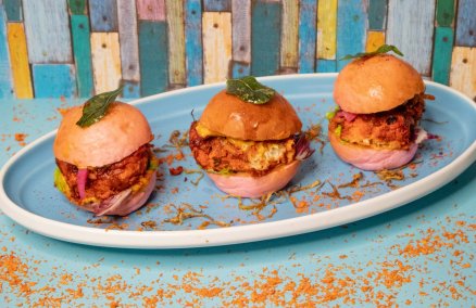 Bollywood Burger Sliders by Adda