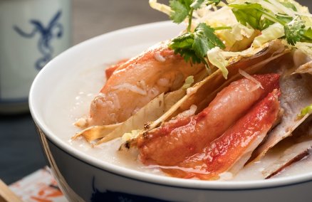 Alaskan Crab Leg Congee