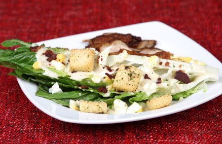 Grilled Cajun Chicken Caesar Salad
