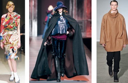 Left to Right: Comme des Garcons, Dior, Kris Van Assche