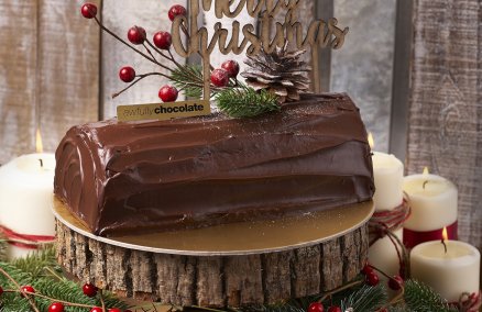 Awfully Chocolate Log Cake