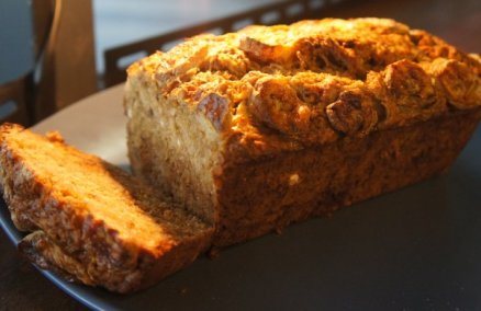 Banana bread at Revolution Coffee