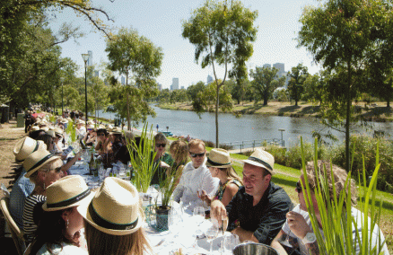 Bank of Melbourne's World Longest Lunch (Photo Credit: Daniel Mahon)