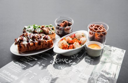 Bar menu at Bourbon Street