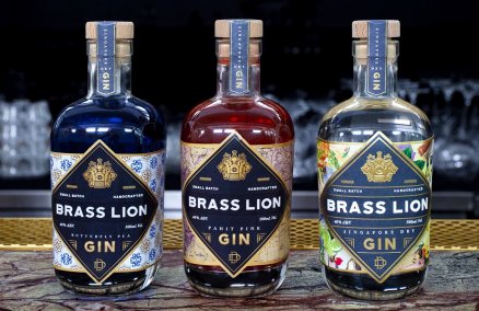 Brass Lion Distillery gins. Credit: SG Magazine
