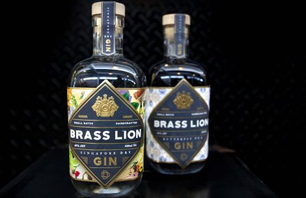 Brass Lion Singapore Dry Gin (Credit: SG Magazine)