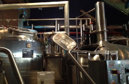 Brewerkz's brewing tanks