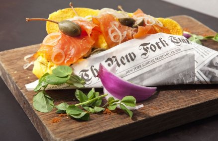 Open Door Policy - Smoked Salmon and Scrambled Eggs