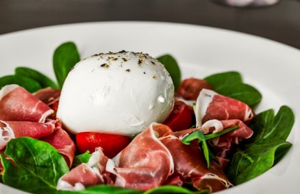 Buffalo mozzarella at Morsi & Sorsi, Singapore