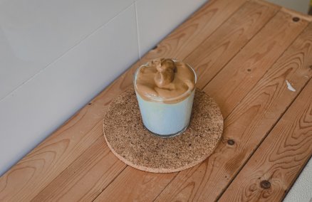 Butterfly Pea Dalgona Coffee