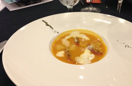 Cream of Carrot Soup with Ginger ($10)