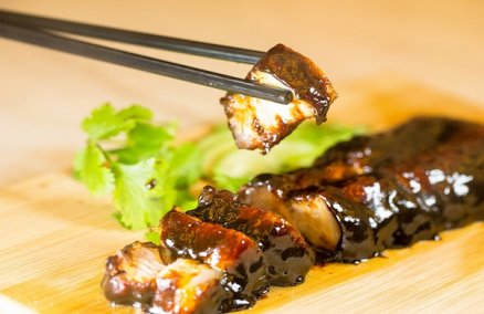 Honey barbequed pork at Char, Singapore