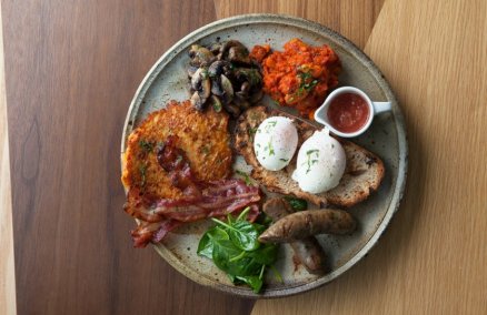 Common Man Coffee Roasters Full Breakfast