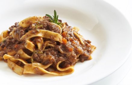 Tagliatelle bolognaise at Da Laura