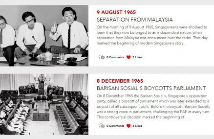 Screenshot from Days That Changed Singapore