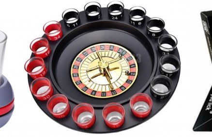 Drinking games (L-R: Spin The Shot; Roulette Drinking Game; Quick And Dirty)