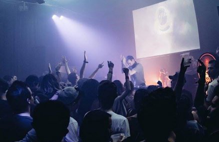 Escape 56 presents Roman Flugel, 2017. Photo credit: Escape 56's Facebook page (shot by Colossal Photos)