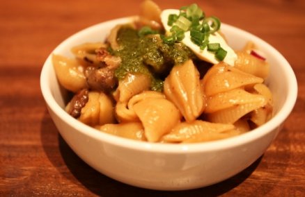 Morsels' Firecracker pork pasta