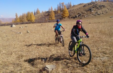 Cycling through Mongolia