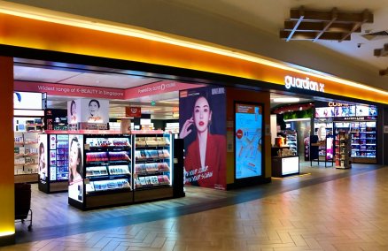 Guardian's store front at Takashimaya